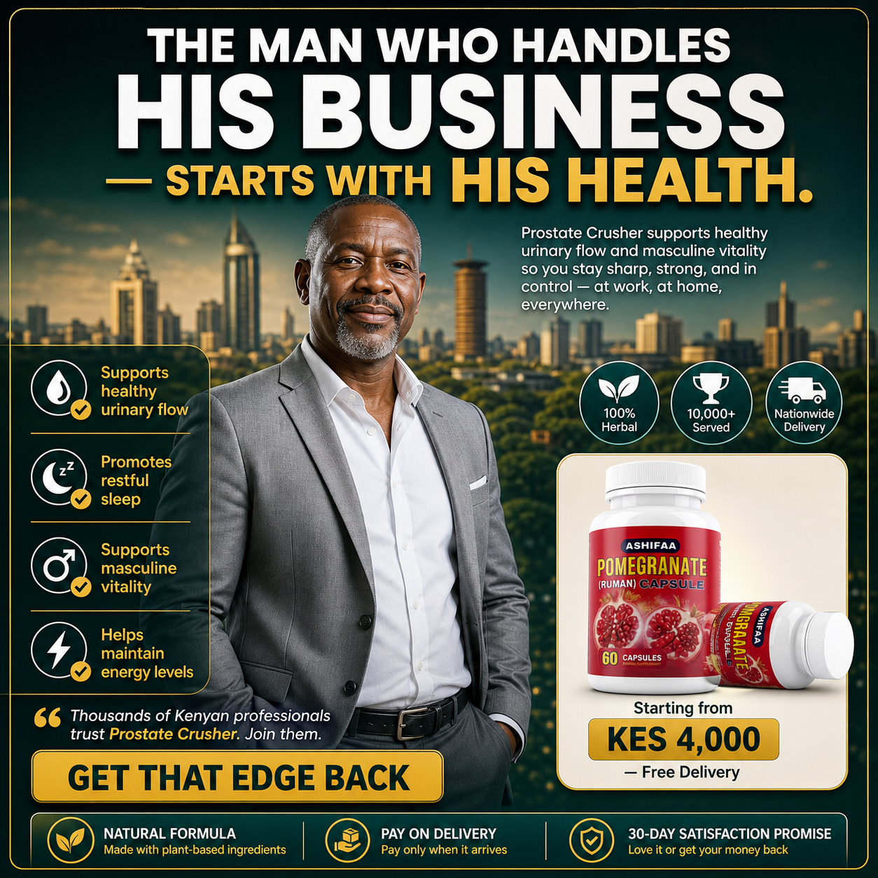 Ashifa Prostate Crusher Herbal Tablets