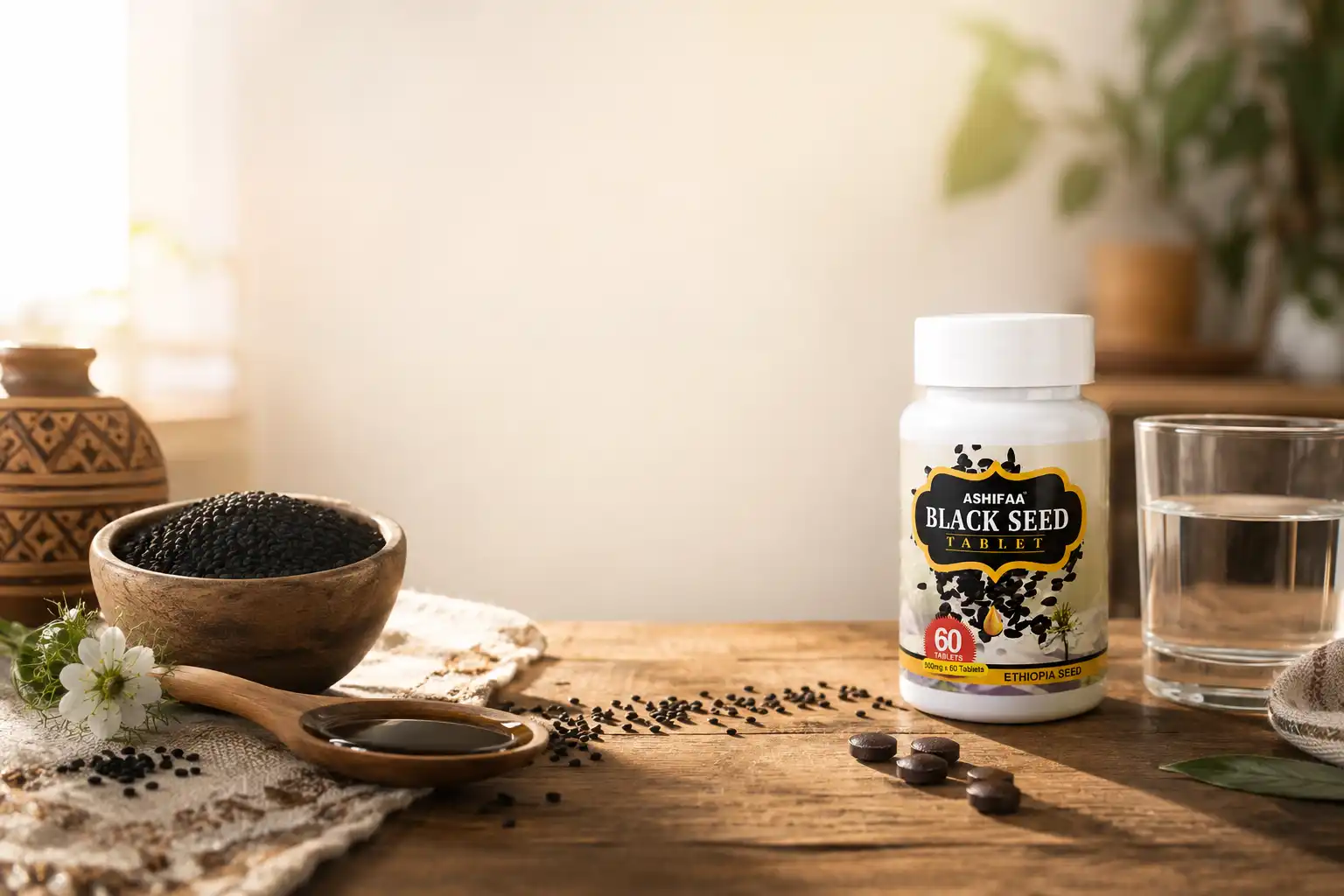 Nigella sativa black seed ingredient